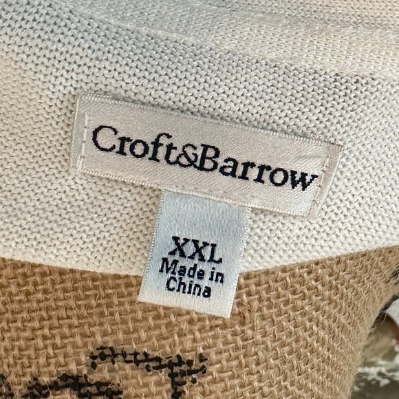 Croft & Barrow Women’s XXL Open-Front Cardigan – White - Picture 4 of 4